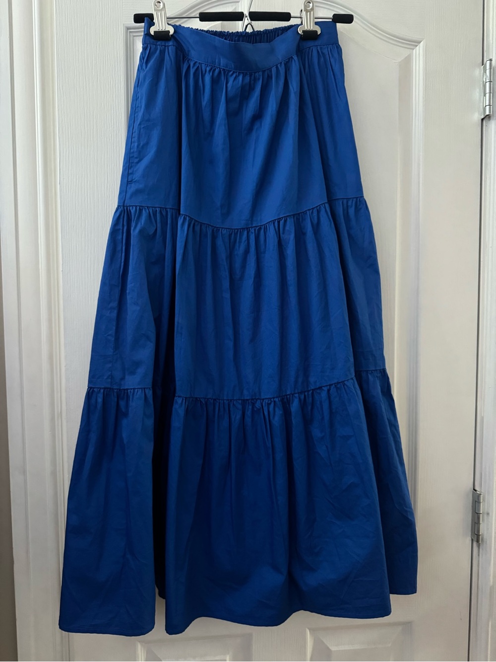 XiRENA Royal Blue Tiered Maxi Skirt Size S